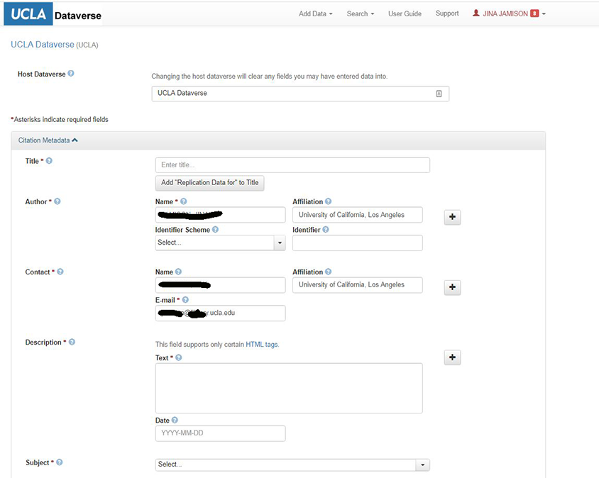 Logging into Dataverse UCLA Dataverse Documentation
